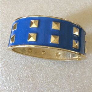 Wide enamel bracelet